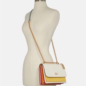 Coach Claire Crossbody in rainbow